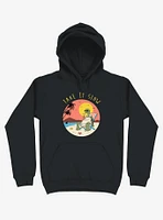 Take It Slow Turtle Beach Black Hoodie