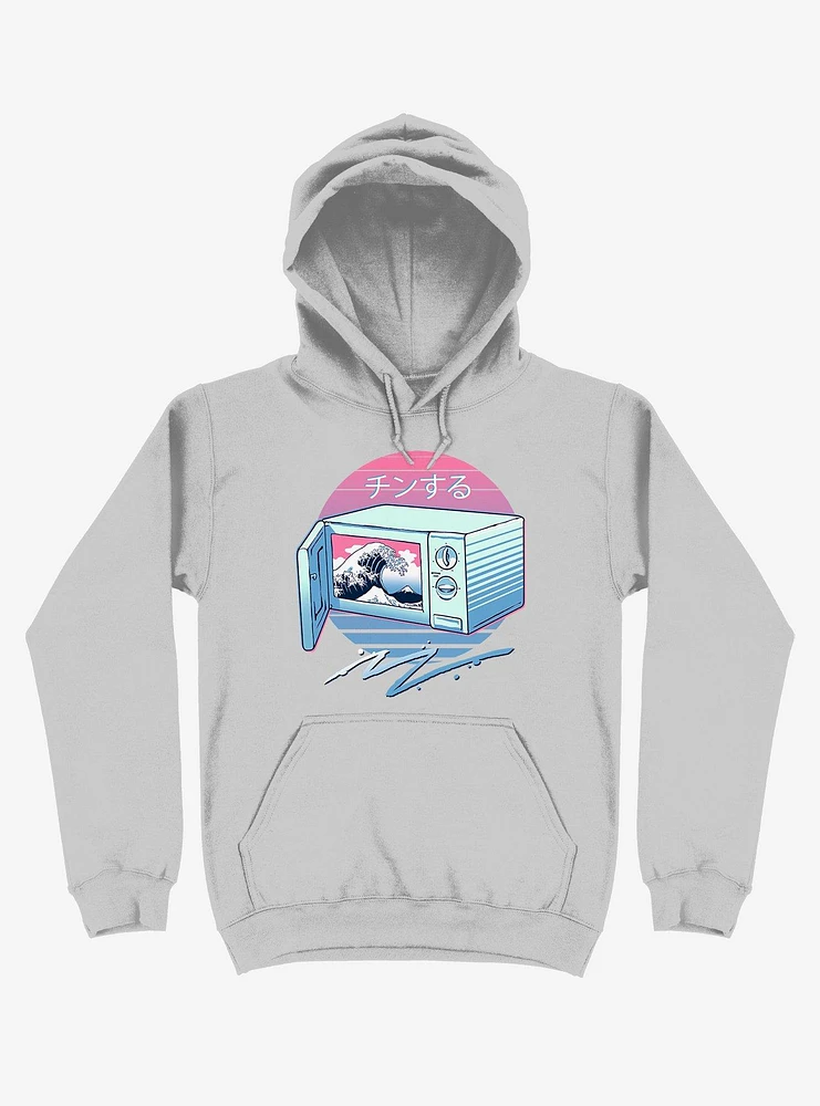 The Micro Wave! Silver Hoodie