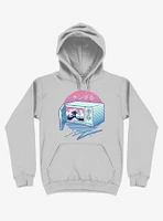 The Micro Wave! Silver Hoodie