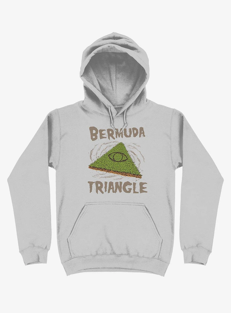 Bermuda Triangle Grass Silver Hoodie