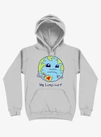 Lungs Of Earth Silver Hoodie