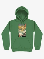 Monster Zero Ukiyo-e Kelly Green Hoodie