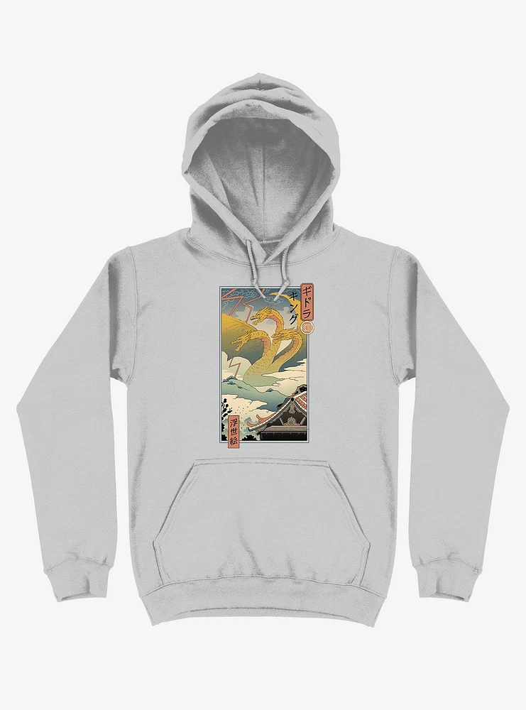 Monster Zero Ukiyo-e Silver Hoodie