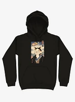 Sushi Nekoyo-e Black Hoodie