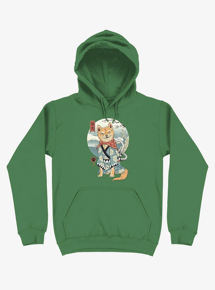 Shiba Inu Kelly Green Hoodie