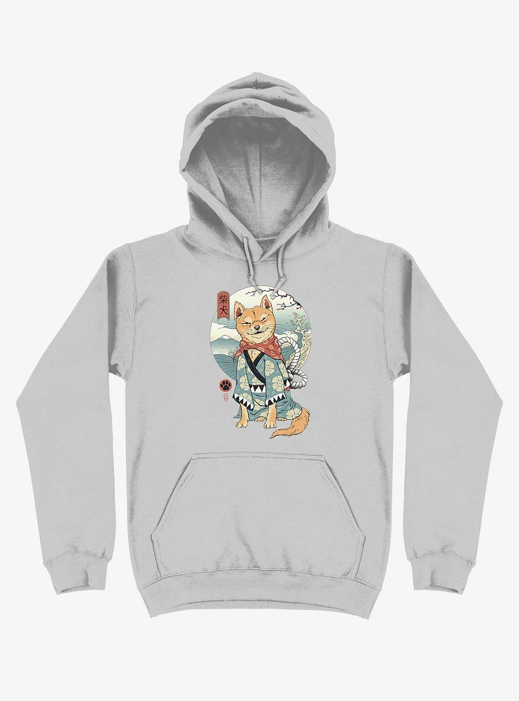 Shiba Inu Silver Hoodie