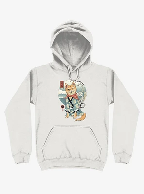 Shiba Inu White Hoodie