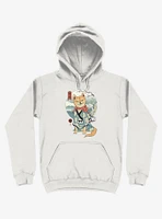 Shiba Inu White Hoodie