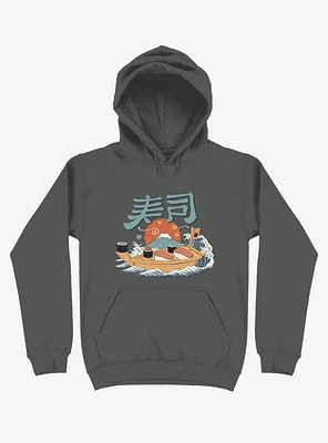 Sushi Pop Boat Asphalt Grey Hoodie