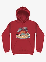 Sushi Pop Boat Red Hoodie