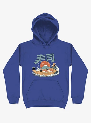 Sushi Pop Boat Royal Blue Hoodie