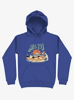 Sushi Pop Boat Royal Blue Hoodie