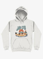 Sushi Pop Boat White Hoodie