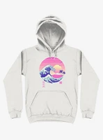 The Great Vaporwave White Hoodie