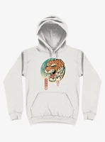 Tiger Ukiyo-e White Hoodie