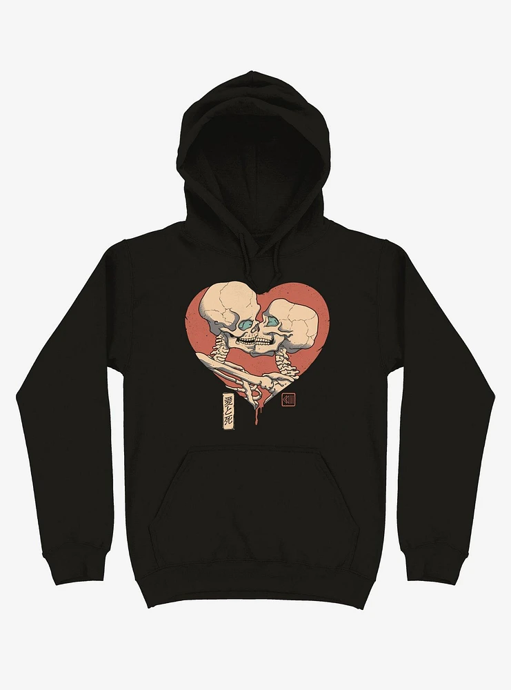 Till Death Do Us Part Kiss Black Hoodie