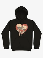 Till Death Do Us Part Kiss Black Hoodie