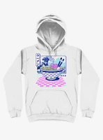 Vaporwave Ramen White Hoodie