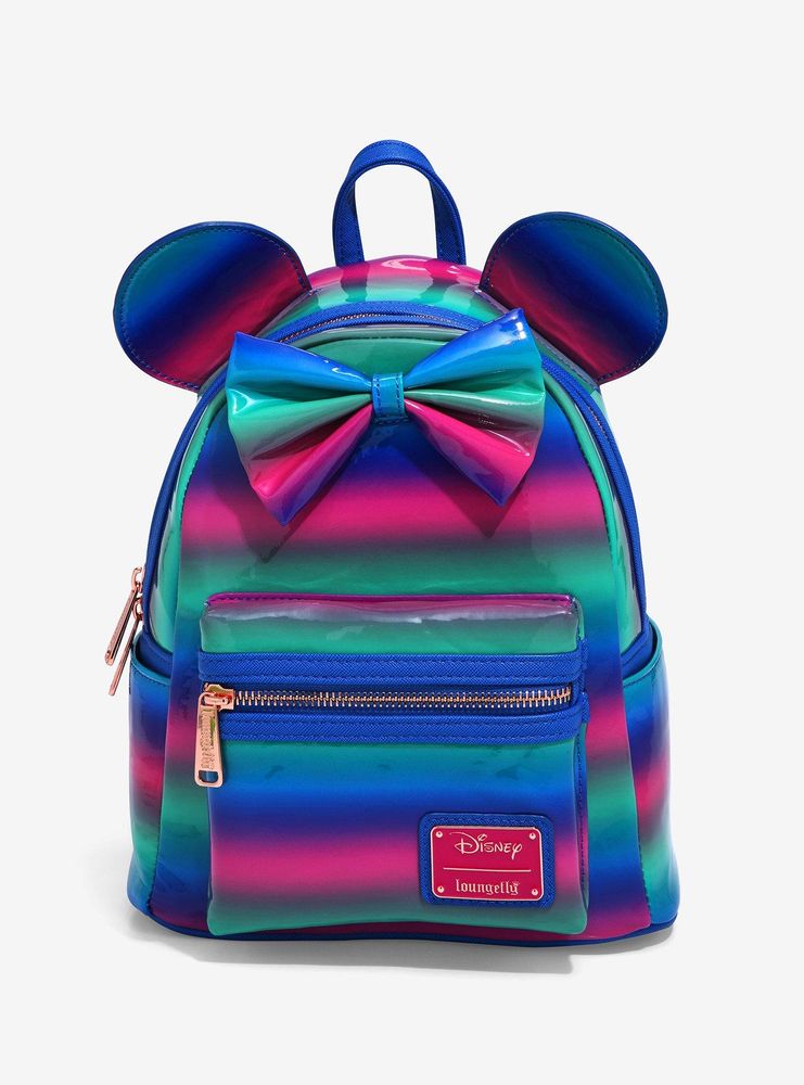 Loungefly Disney Minnie Mouse Sequin Bow Mini Backpack - BoxLunch Exclusive