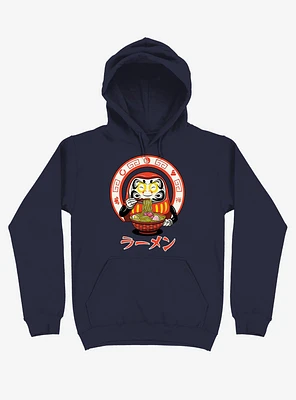 Daruma Zen Ramen Navy Blue Hoodie