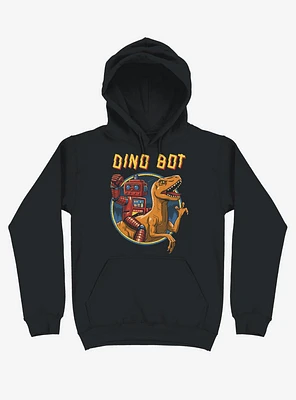 Dino Bot Black Hoodie