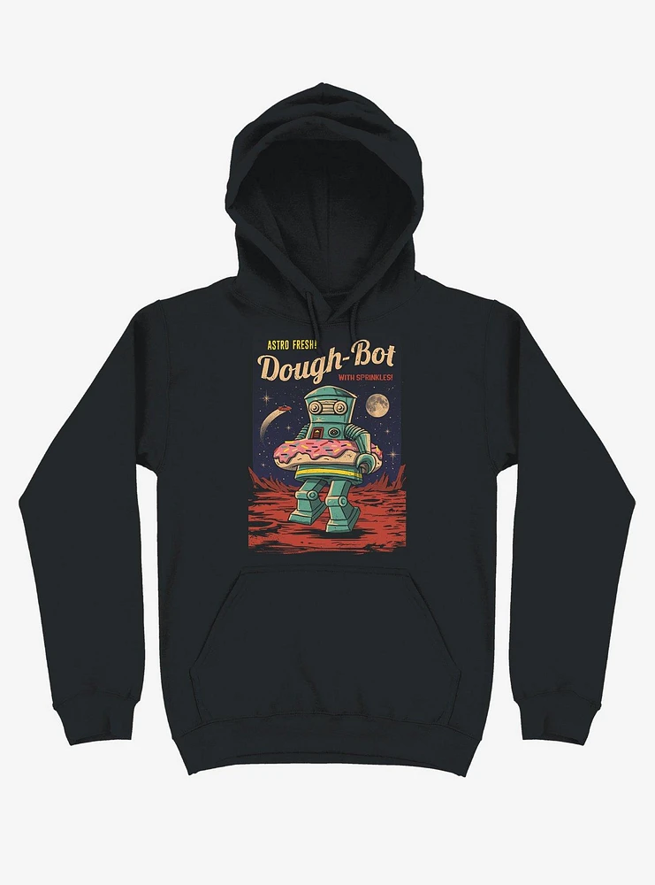 Dough Bot Black Hoodie