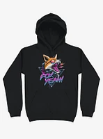 Fox Yeah! Black Hoodie