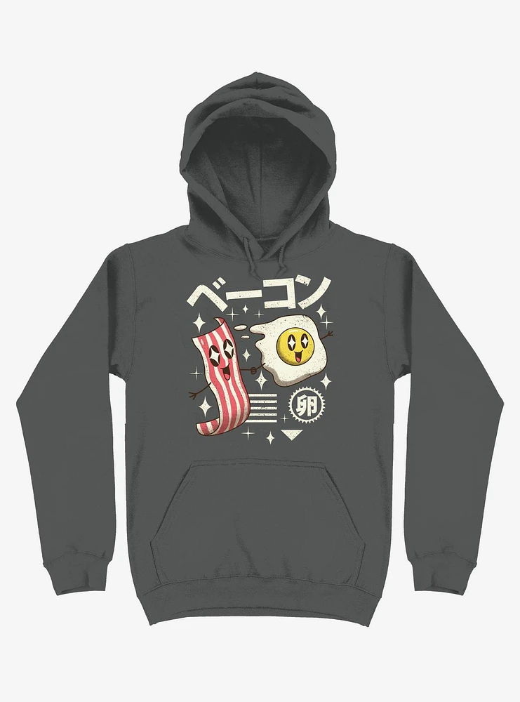 Kawaii Breakfast Asphalt Grey Hoodie