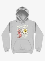 Kawaii Breakfast Silver Hoodie