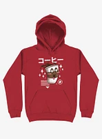 Kawaii Coffee Red Hoodie