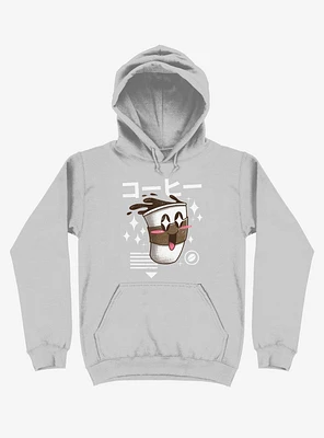 Kawaii Coffee Silver Hoodie