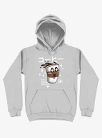 Kawaii Coffee Silver Hoodie