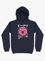 Kawaii Donut Navy Blue Hoodie