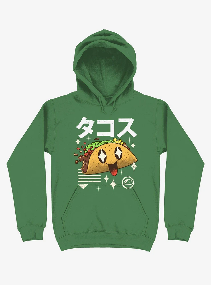 Kawaii Taco Kelly Green Hoodie