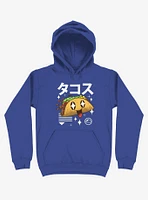 Kawaii Taco Royal Blue Hoodie