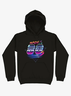 Made The 80's Black Hoodie