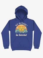 No Internet Vibes! Sunshine Royal Blue Hoodie