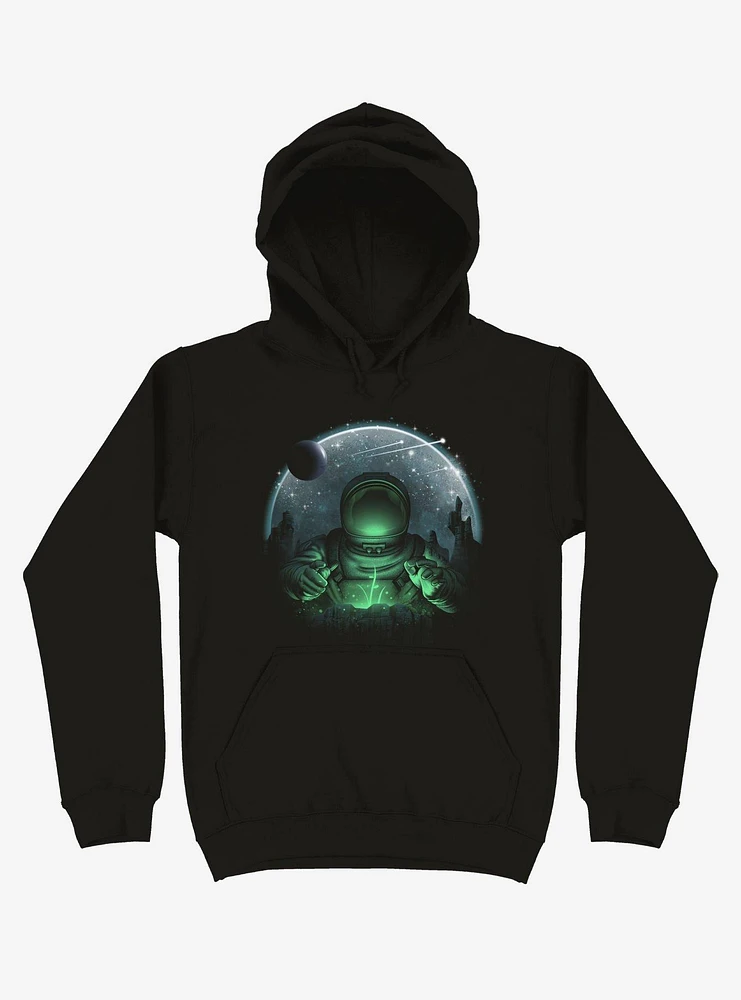 Sign Of Life Space Black Hoodie