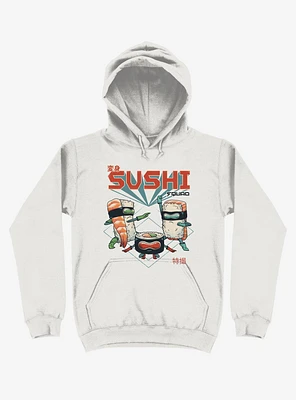 Sushi Squad White Hoodie