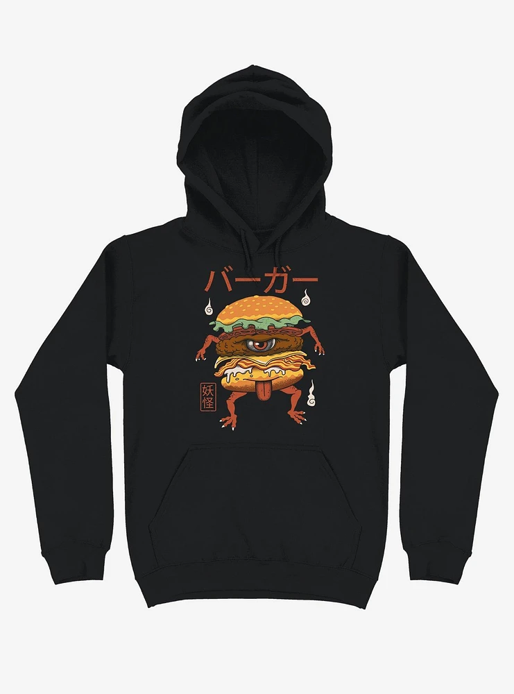 Yokai Burger Black Hoodie