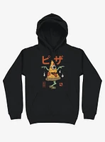 Yokai Pizza Black Hoodie