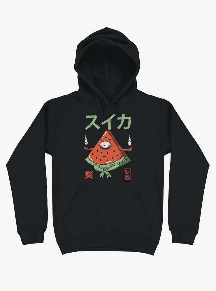 Yokai Watermelon Black Hoodie