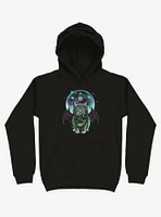 Cosmic Purrrcraft Black Hoodie