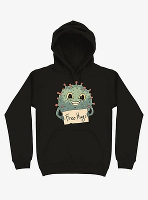 Free Virus Hugs Black Hoodie