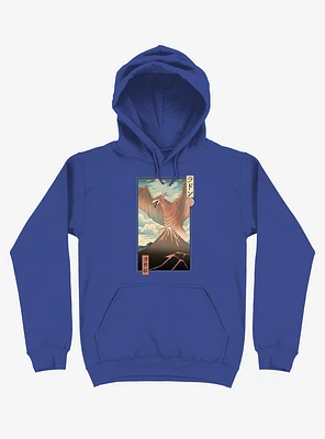 Irradiated Kaiju Ukiyo-e Royal Blue Hoodie