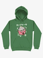 Kawaii Cupcake Kelly Green Hoodie