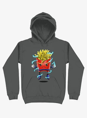 Saiyan Fries Asphalt Grey Hoodie