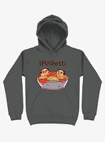 Spughetti Spaghetti Pugs Asphalt Grey Hoodie