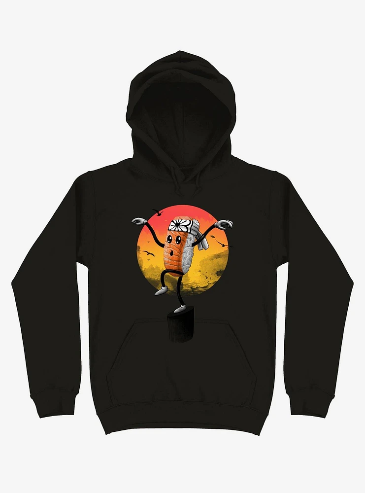 Sushi Style Black Hoodie