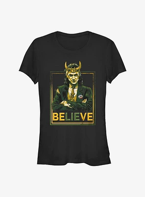 Marvel Loki Political Motive Girls T-Shirt